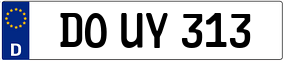 Truck License Plate